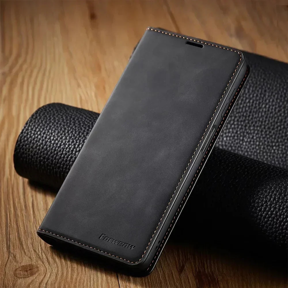 Magnetic Leather Case: Stylish Protection for Your Device