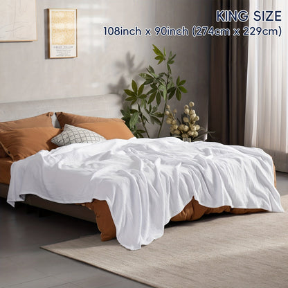 Ultra-Soft Cotton Blanket for Breathable Everyday Comfort