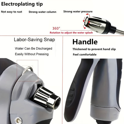 High-Pressure Garden and Car Wash Spray Gun