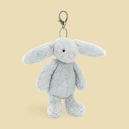 Bashful Silver Bunny Bag Charm