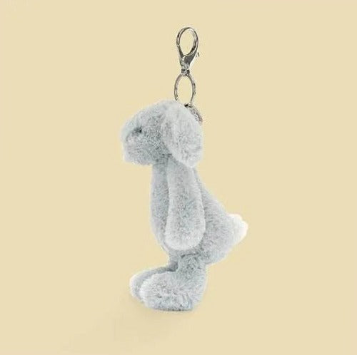 Bashful Silver Bunny Bag Charm