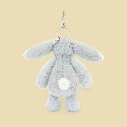 Bashful Silver Bunny Bag Charm