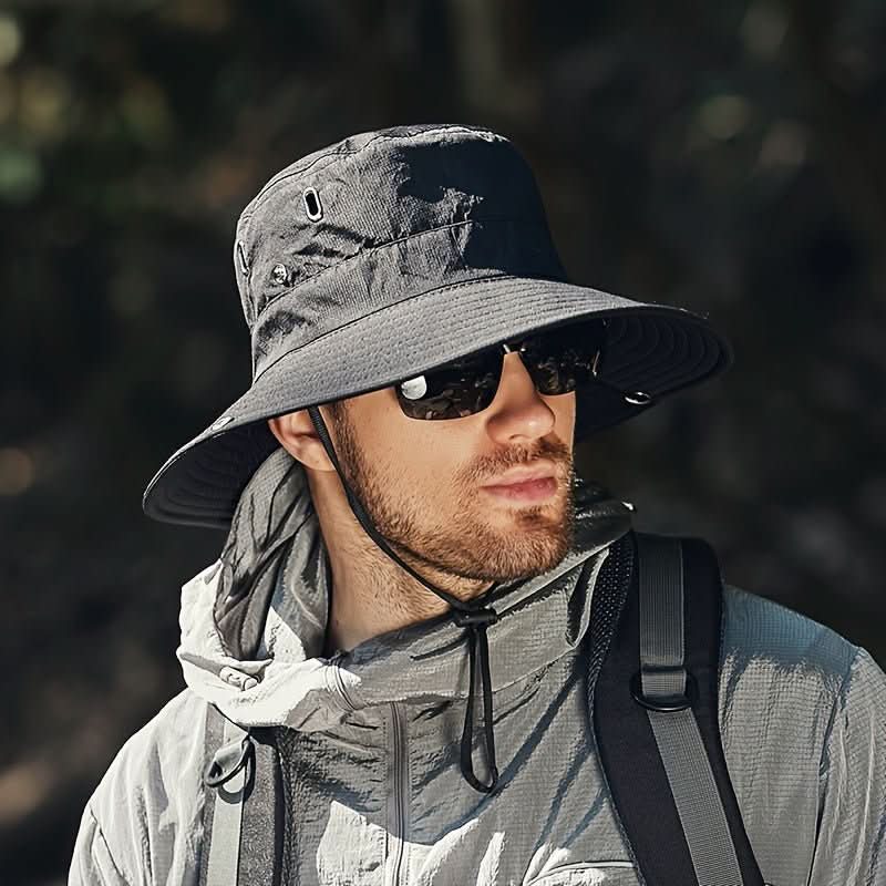 Breathable Wide Brim Sun Hat with UV Protection for Outdoor Comfort, Travel, and All-Day Sun Safety