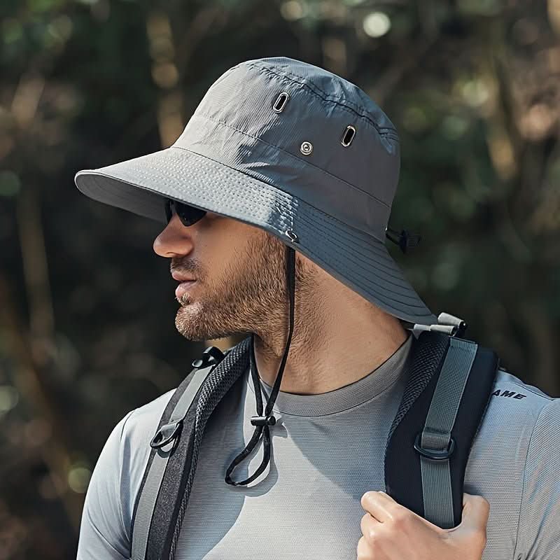 Breathable Wide Brim Sun Hat with UV Protection for Outdoor Comfort, Travel, and All-Day Sun Safety