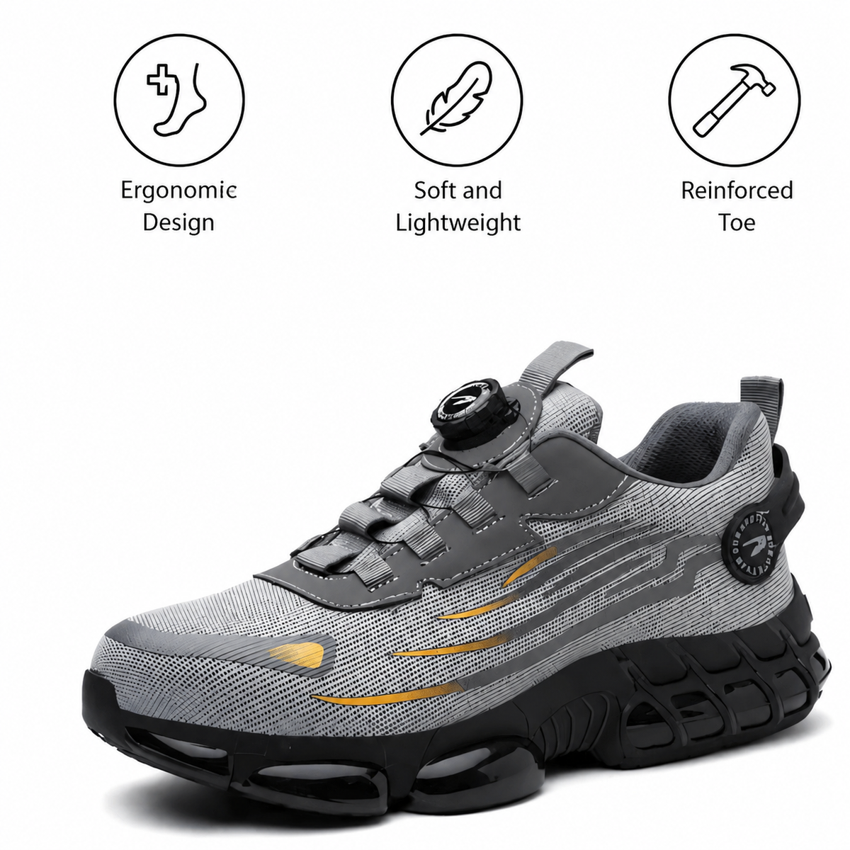 Non-Slip Orthopedic Safety Work Shoes