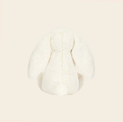Cream Bunny with Rose