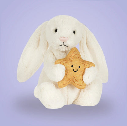 Cream Bunny with Star