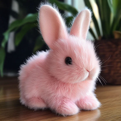 Animated Plush Bunny Toy with Realistic Hopping, Ear Movement, and Soft Cuddly Design for Kids and Playtime Fun