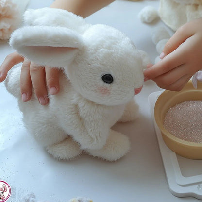 Animated Plush Bunny Toy with Realistic Hopping, Ear Movement, and Soft Cuddly Design for Kids and Playtime Fun