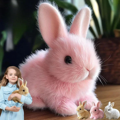 Animated Plush Bunny Toy with Realistic Hopping, Ear Movement, and Soft Cuddly Design for Kids and Playtime Fun