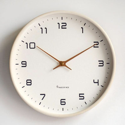 Modern Silent Wooden Wall Clock with Minimalist Scandinavian Design for Serene, Stylish Interiors