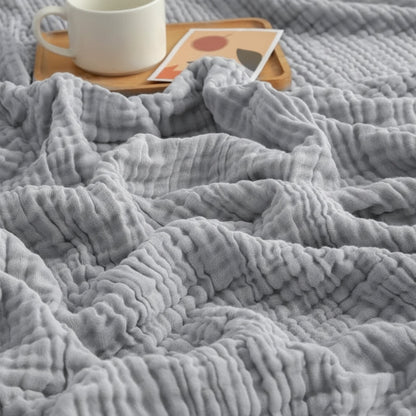 Ultra-Soft Cotton Blanket for Breathable Everyday Comfort