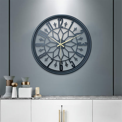 Silent Vintage Clock – Elegant Wall Accent