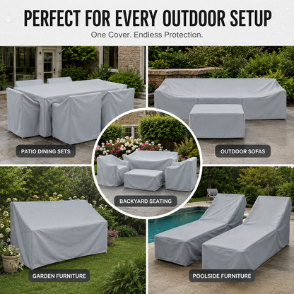 Outdoor Furniture Cover with UV and Rain Protection