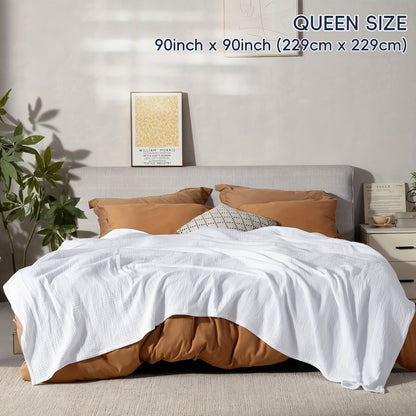 Ultra-Soft Cotton Blanket for Breathable Everyday Comfort