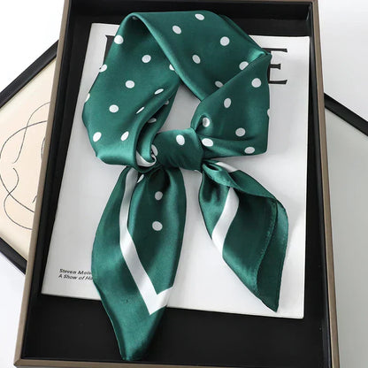 Silk Charm Plaid Scarf