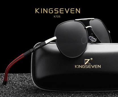 Aluminum Frame Polarized Aviator Sunglasses