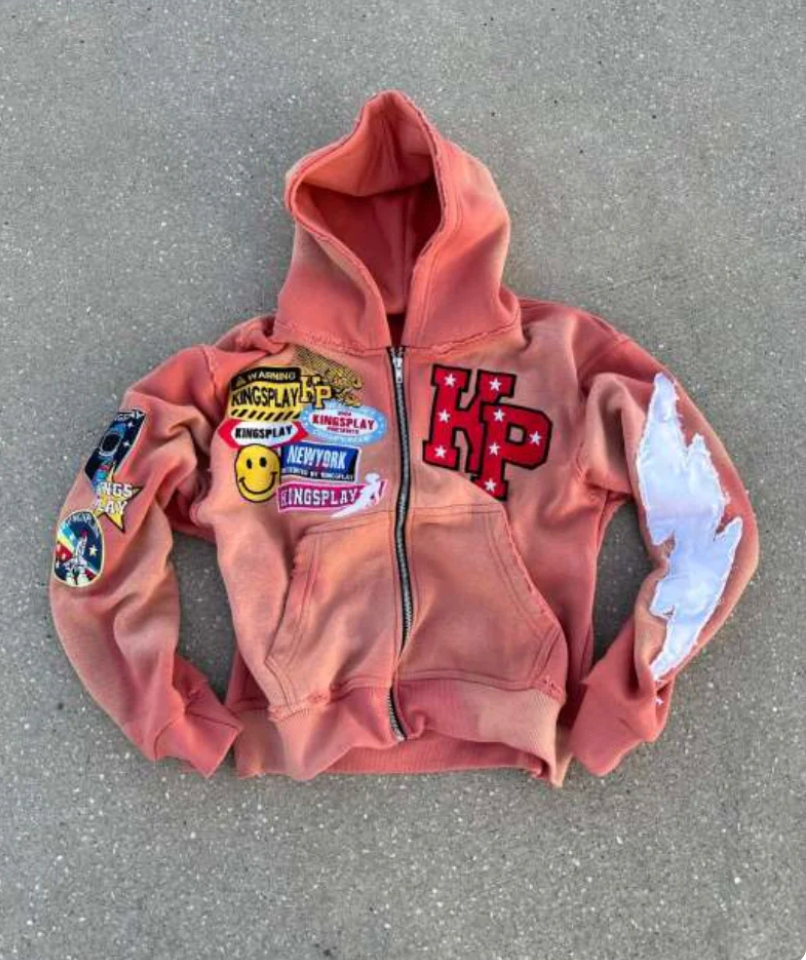 Trendy Zip-Up Hoodie