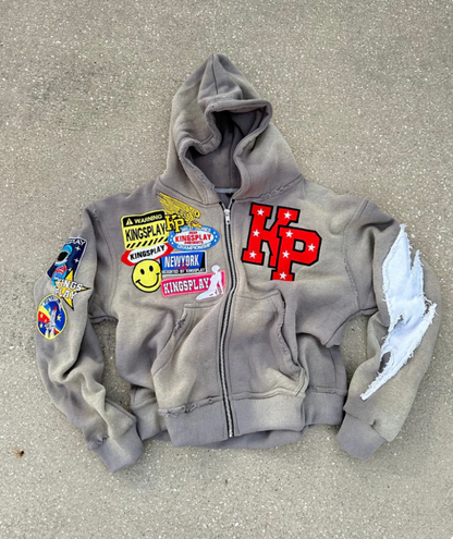 Trendy Zip-Up Hoodie
