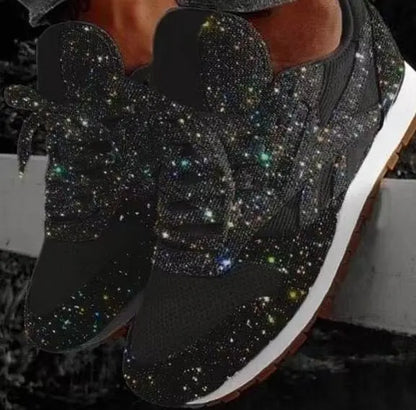 Women's Glitter Fashion Everyday Sneakers