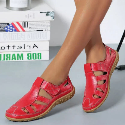 Supportive & Cushioned Cut-Out Sandals