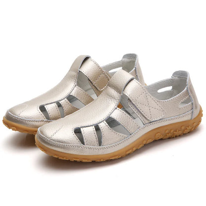 Supportive & Cushioned Cut-Out Sandals