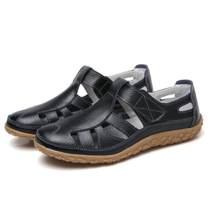 Supportive & Cushioned Cut-Out Sandals